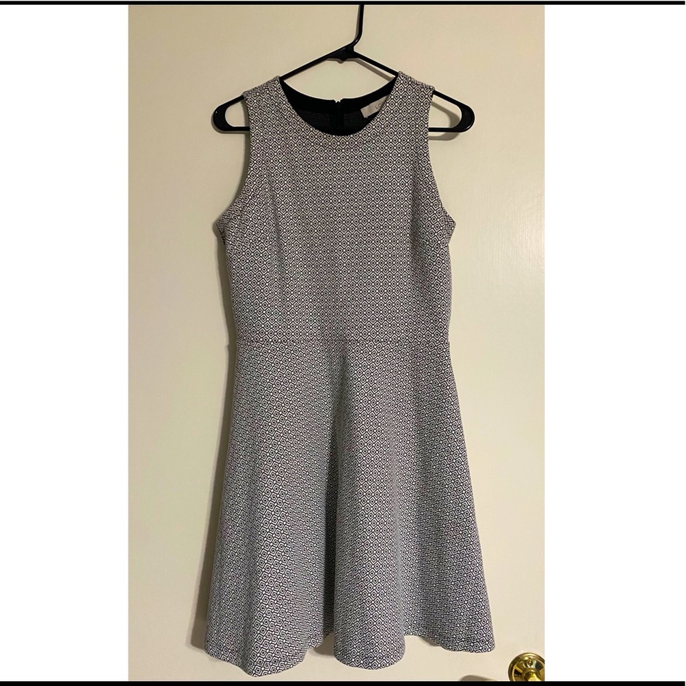 LOFT Black & White Dress